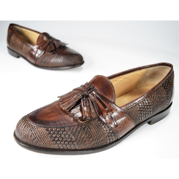 johnston and murphy woven loafer